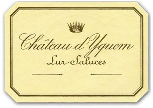 Chateau d'Yquem label from wine